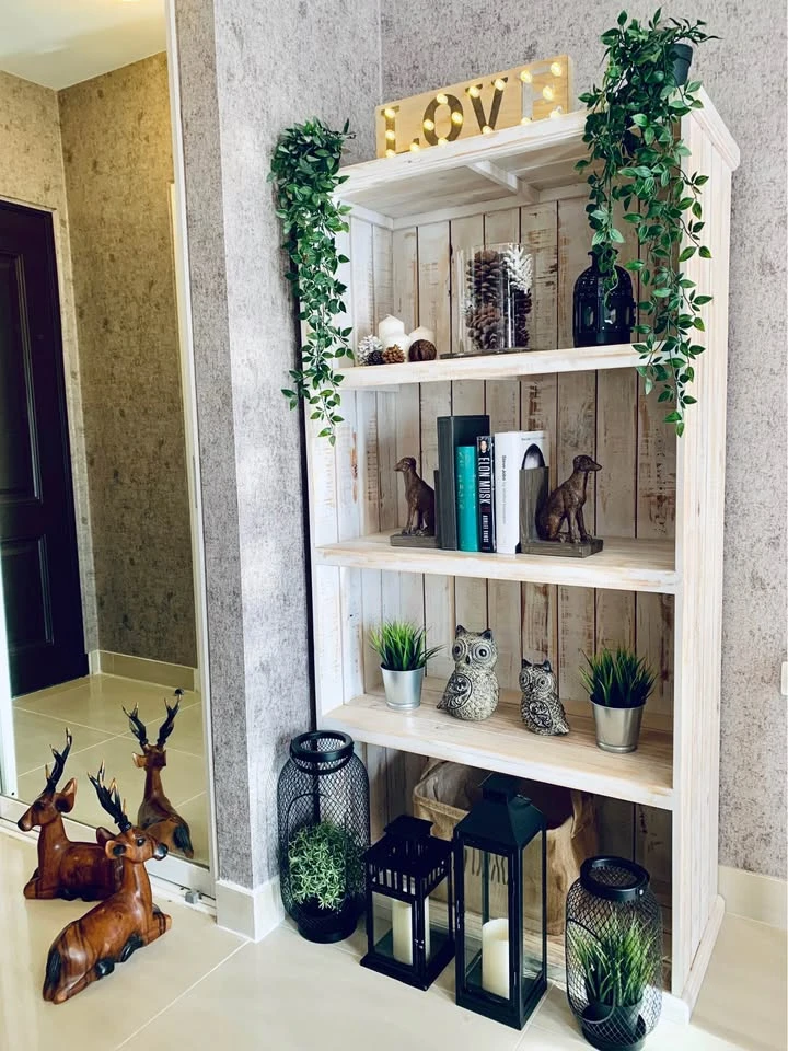 For rent, I-House Laguna Garden RCA, Studio room, beautiful open view, stylishly decorated, wallpapered throughout the room, don't miss it.