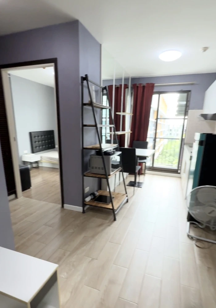 For rent!! ICONDO Sukhumvit 103, 5th floor, Building C, swimming pool view, fully furnished, ready to move in, don't miss out!!