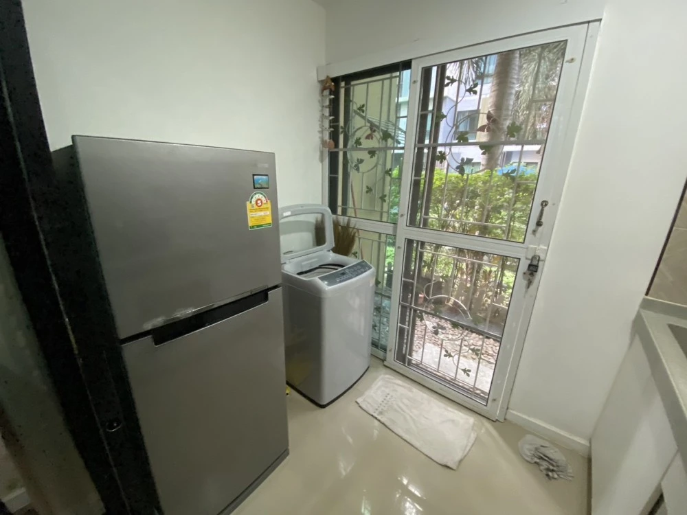 For rent!! ICONDO Sukhumvit 105, 1st floor, Building A2, beautiful room, fully furnished, ready to move in, don't miss it!!