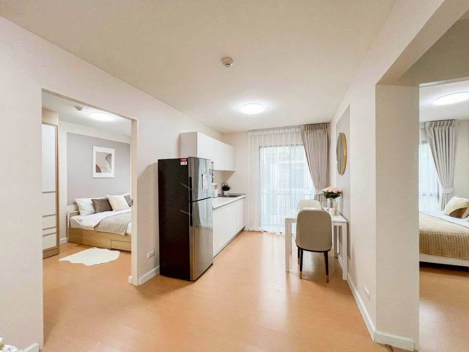 For rent!! I Condo Sukhumvit 105, 6th floor, Building A3. Beautiful unit, ready to move in. Conveniently located. Don't miss it!!
