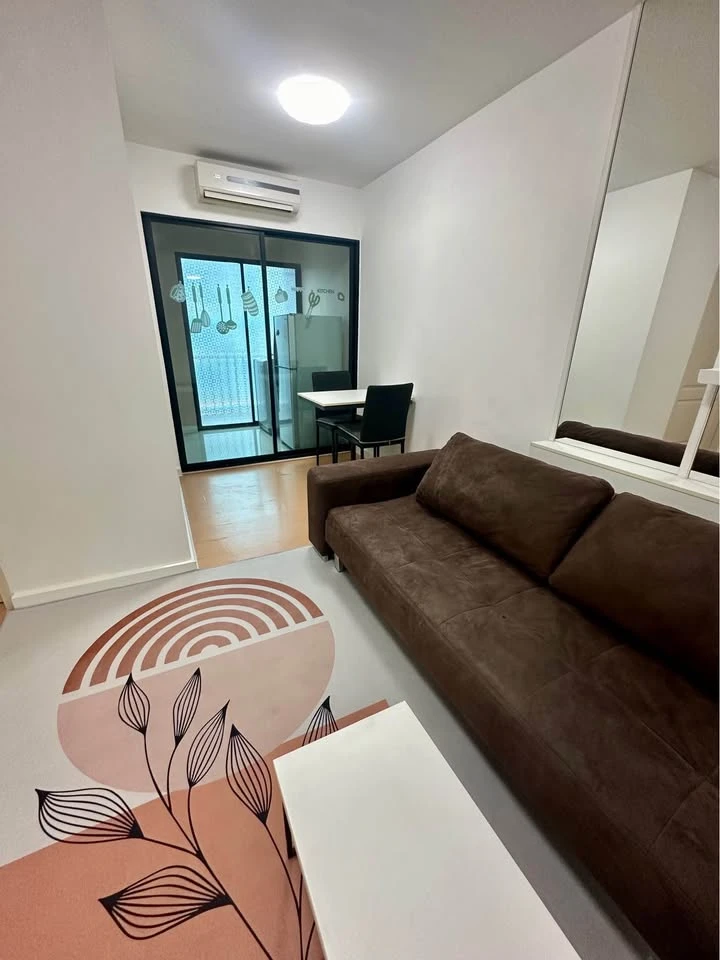 Condo for rent, I Condo Sukhumvit 105, garden view, 5th floor, near the parking building, separate rooms, very worth booking.