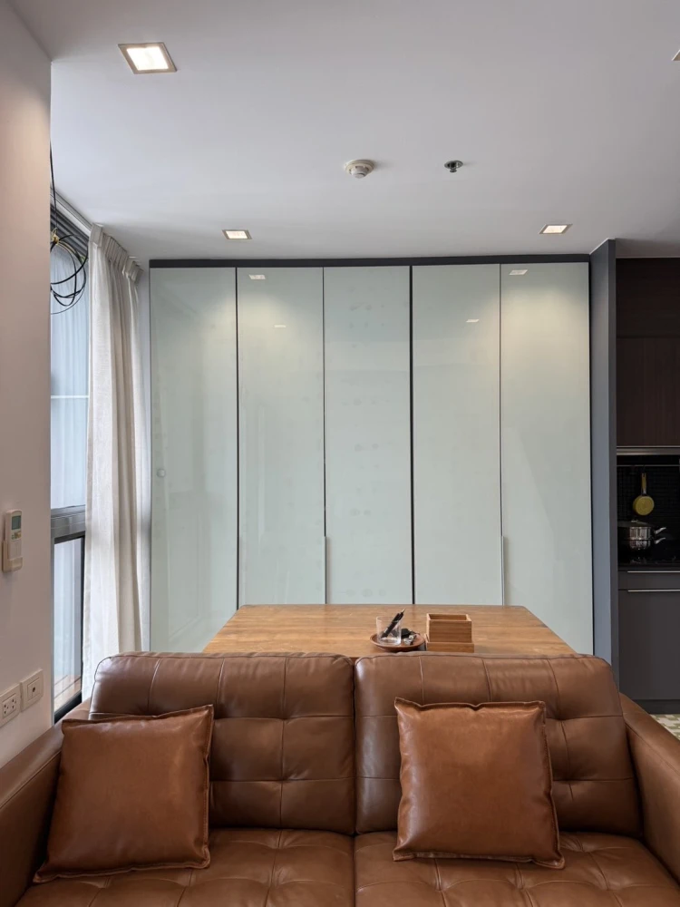 For rent, Ideo Q Phayathai, 37th floor, high floor, beautiful view, open, Duplex room, high ceiling, fully furnished, ready to move in