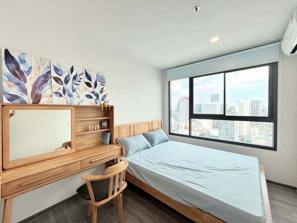 For rent, Ideo Chula Samyan, high floor, 2 bedrooms, stunning city view, ready to move in images