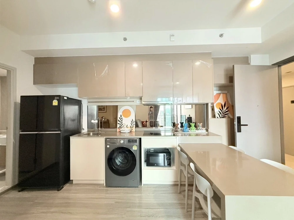 For rent, Ideo Chula Samyan, high floor, 2 bedrooms, stunning city view, ready to move in