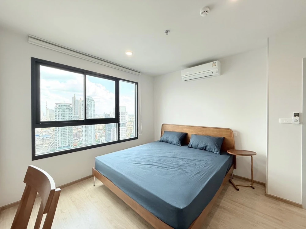 For rent, Ideo Chula Samyan, high floor, 2 bedrooms, stunning city view, ready to move in