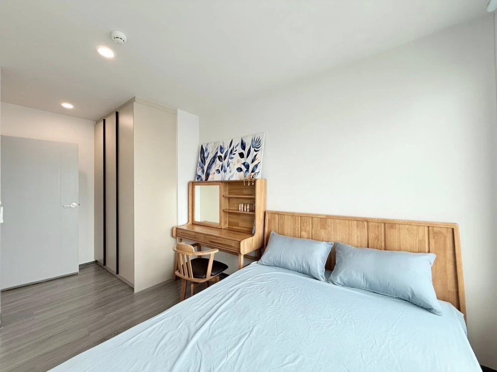 For rent, Ideo Chula Samyan, high floor, 2 bedrooms, stunning city view, ready to move in