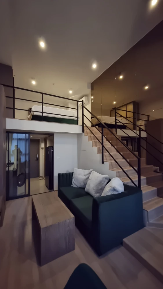 For sale rent: Ideo Rama 9-Asok, ready to move in, 30th floor, high view, complete facilities, book now.