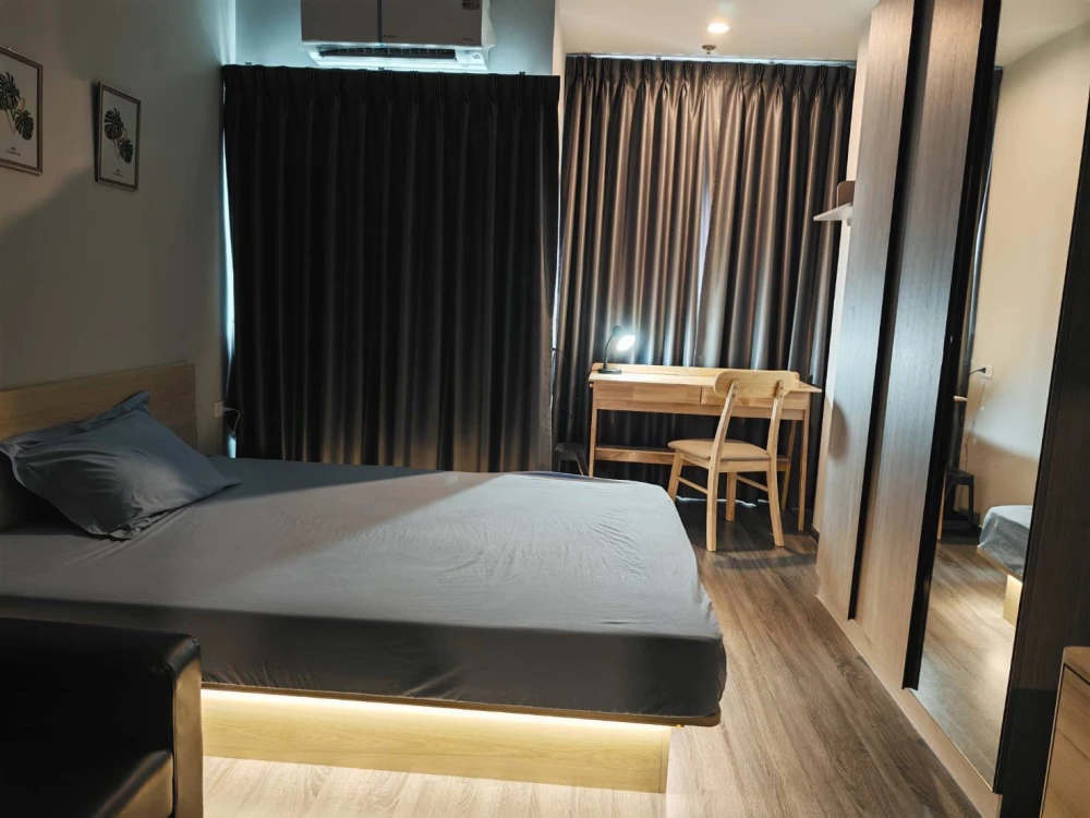 For rent!! Ideo Ramkhamhaeng - Lamsalee Station, 14th floor, east side, open view, not blocked, beautiful room, complete facilities, book now!!