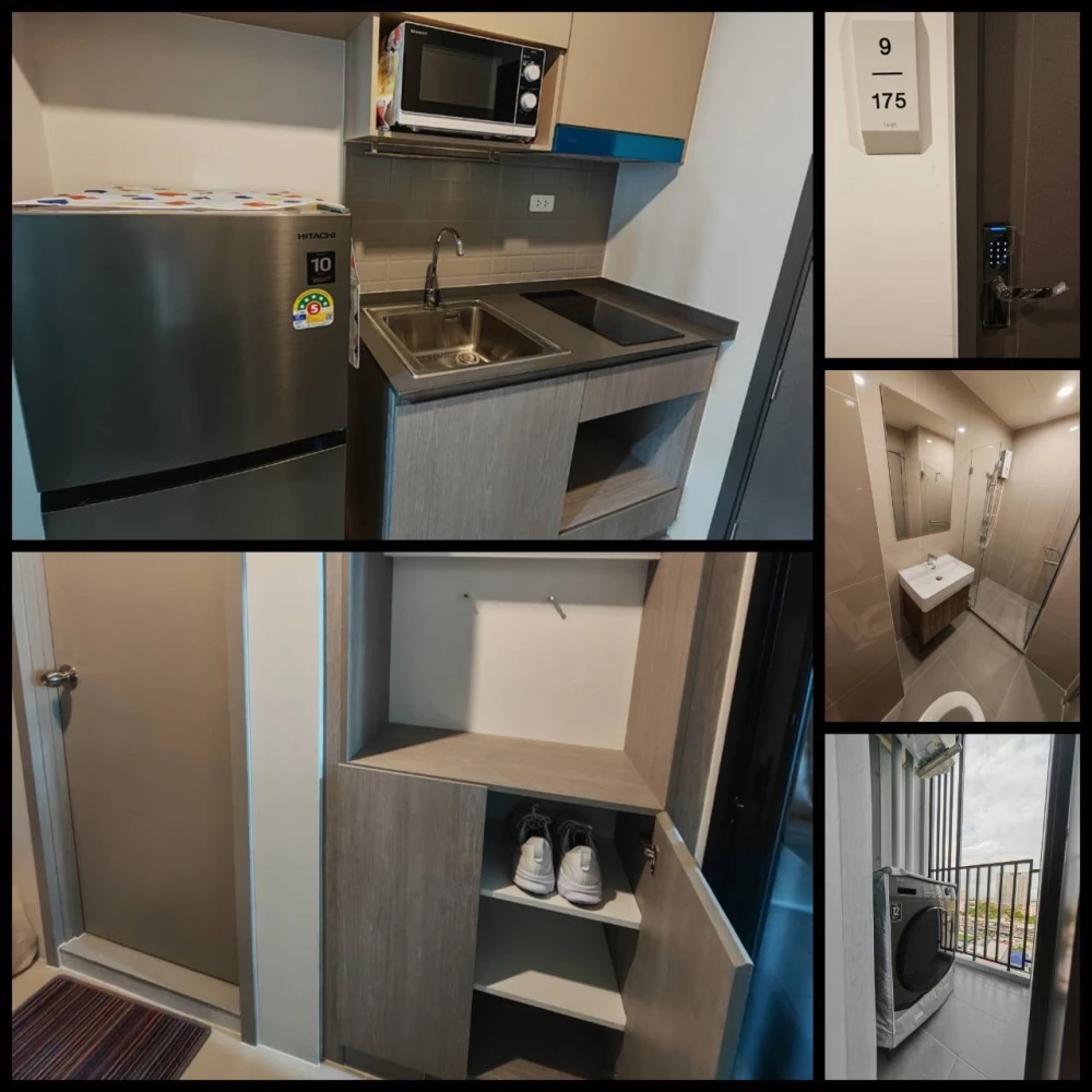 For rent!! Ideo Ramkhamhaeng - Lamsalee Station, 14th floor, east side, open view, not blocked, beautiful room, complete facilities, book now!!