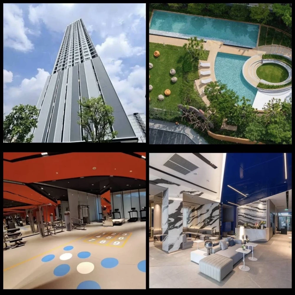 For rent!! Ideo Ramkhamhaeng - Lamsalee Station, 14th floor, east side, open view, not blocked, beautiful room, complete facilities, book now!!