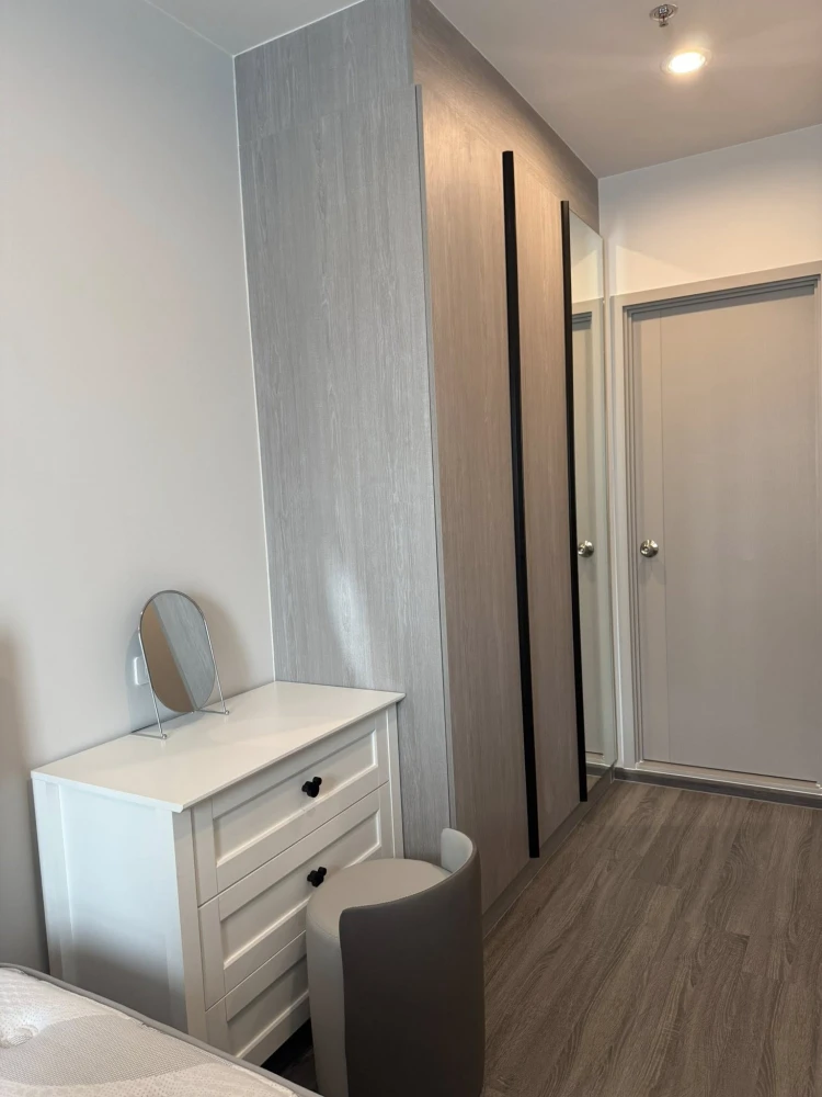 For rent: Ideo Ramkhamhaeng - Lamsalee Station, 15th floor, city view, see The Mall Bangkapi, pier, ready to move in immediately.