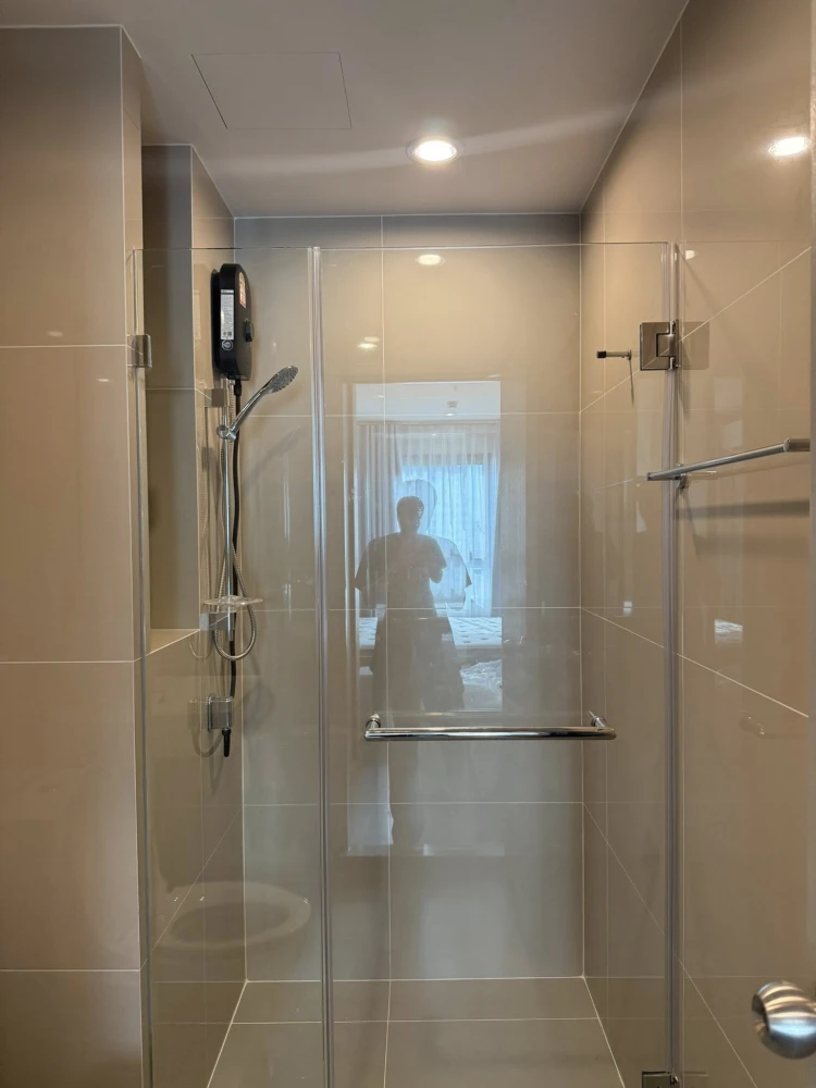 For rent: Ideo Ramkhamhaeng - Lamsalee Station, 15th floor, city view, see The Mall Bangkapi, pier, ready to move in immediately.