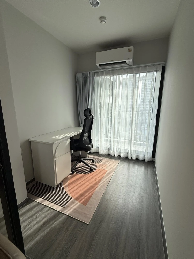 For rent: Ideo Ramkhamhaeng - Lamsalee Station, 15th floor, city view, see The Mall Bangkapi, pier, ready to move in immediately.