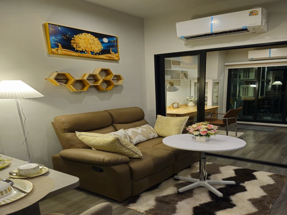 For rent!! Ideo Ramkhamhaeng - Lamsalee Station, 17th floor, fully furnished, ready to move in! Don't miss out!!