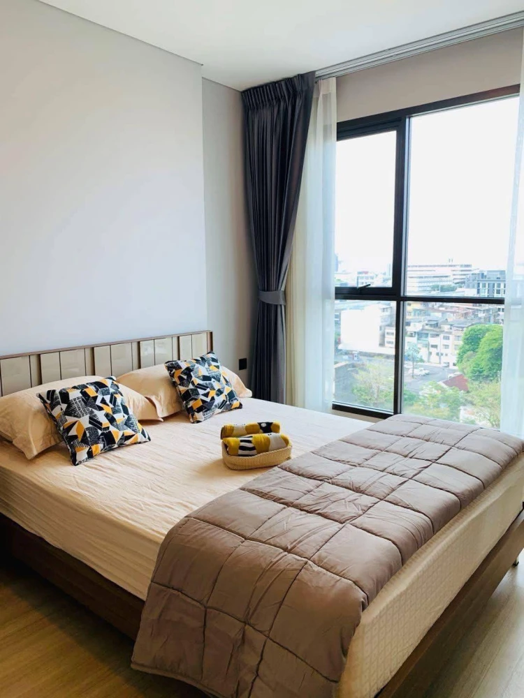For rent!! Ideo Ramkhamhaeng - Lamsalee Station, 22nd floor, beautiful room, good location, convenient transportation, don't miss it!!