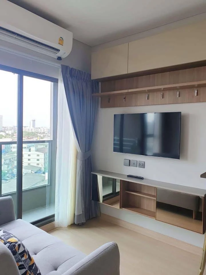 For rent!! Ideo Ramkhamhaeng - Lamsalee Station, 22nd floor, beautiful room, good location, convenient transportation, don't miss it!!