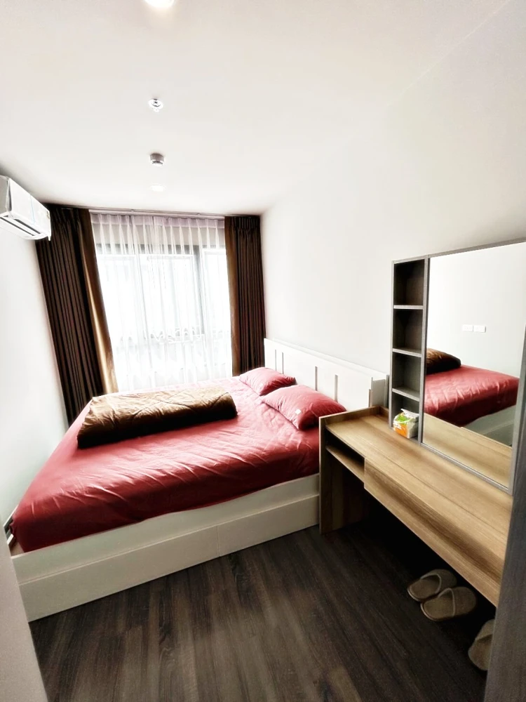 For rent!! Ideo Ramkhamhaeng - Lamsalee Station, 24th floor, beautiful room, fully furnished, ready to move in. Reserve now!!