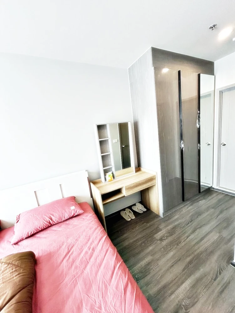 For rent!! Ideo Ramkhamhaeng - Lamsalee Station, 24th floor, beautiful room, fully furnished, ready to move in. Reserve now!!