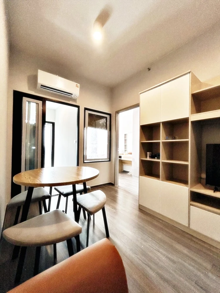 For rent!! Ideo Ramkhamhaeng - Lamsalee Station, 24th floor, beautiful room, fully furnished, ready to move in. Reserve now!!