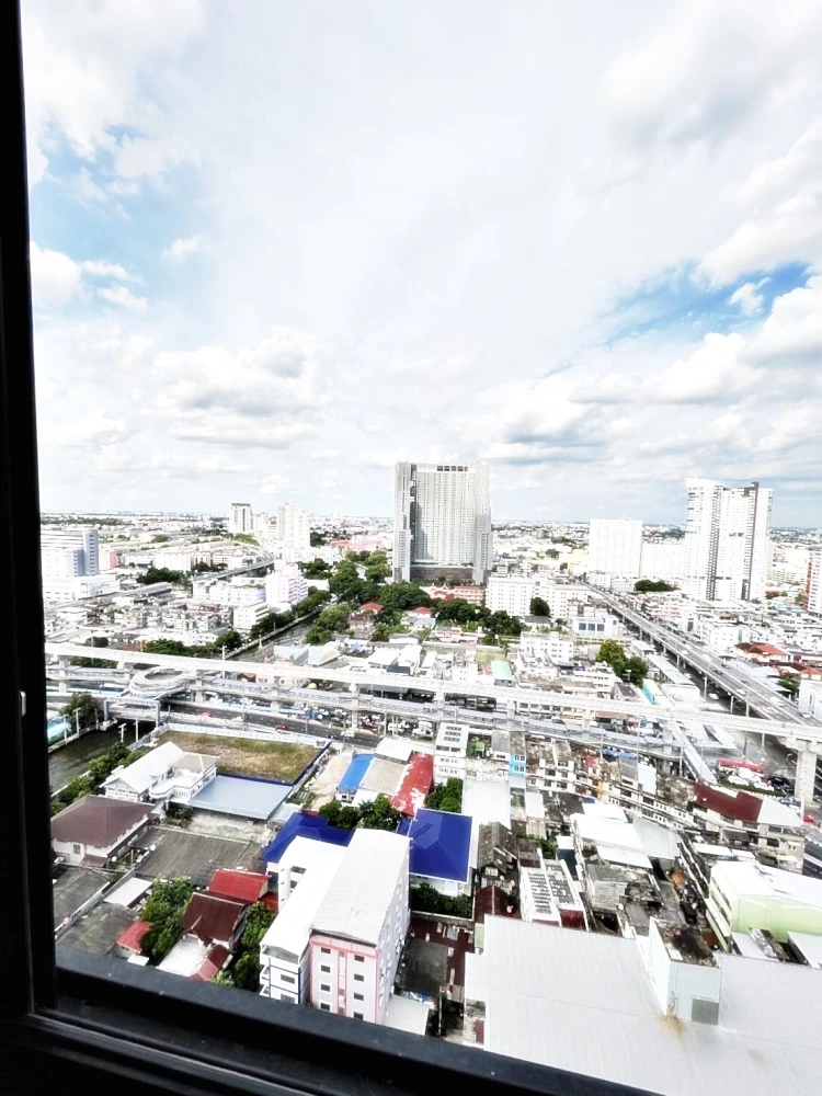For rent!! Ideo Ramkhamhaeng - Lamsalee Station, 24th floor, beautiful room, fully furnished, ready to move in. Reserve now!!