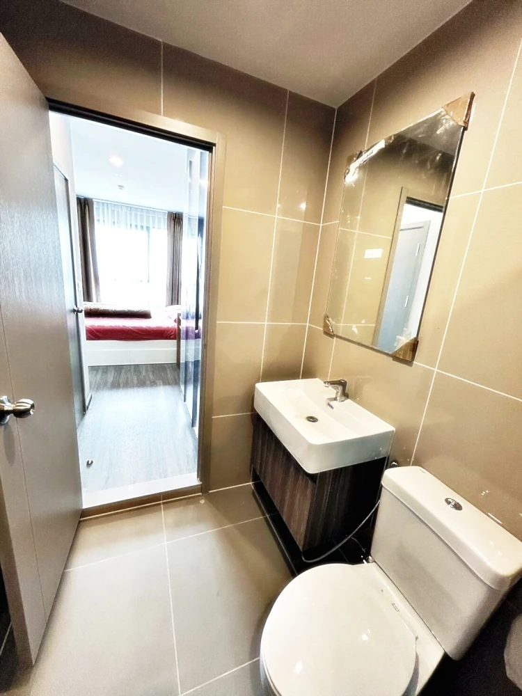 For rent!! Ideo Ramkhamhaeng - Lamsalee Station, 24th floor, beautiful room, fully furnished, ready to move in. Reserve now!!