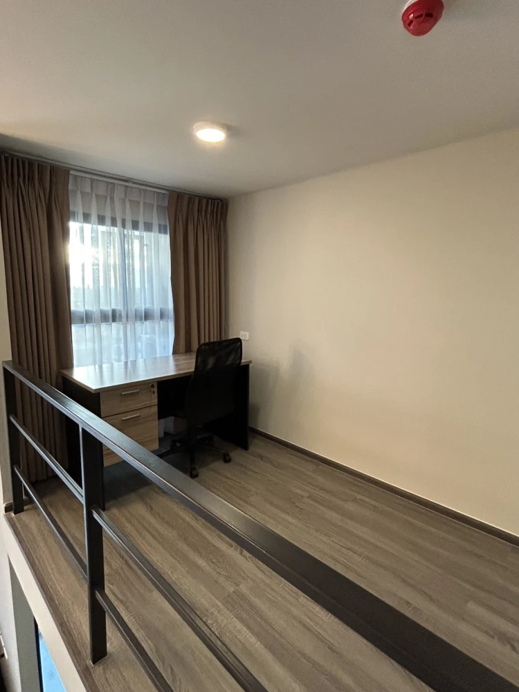 For rent!! Ideo Ramkhamhaeng - Lamsalee Station, 28th floor, beautiful room, fully furnished, ready to move in. Don't miss it!!