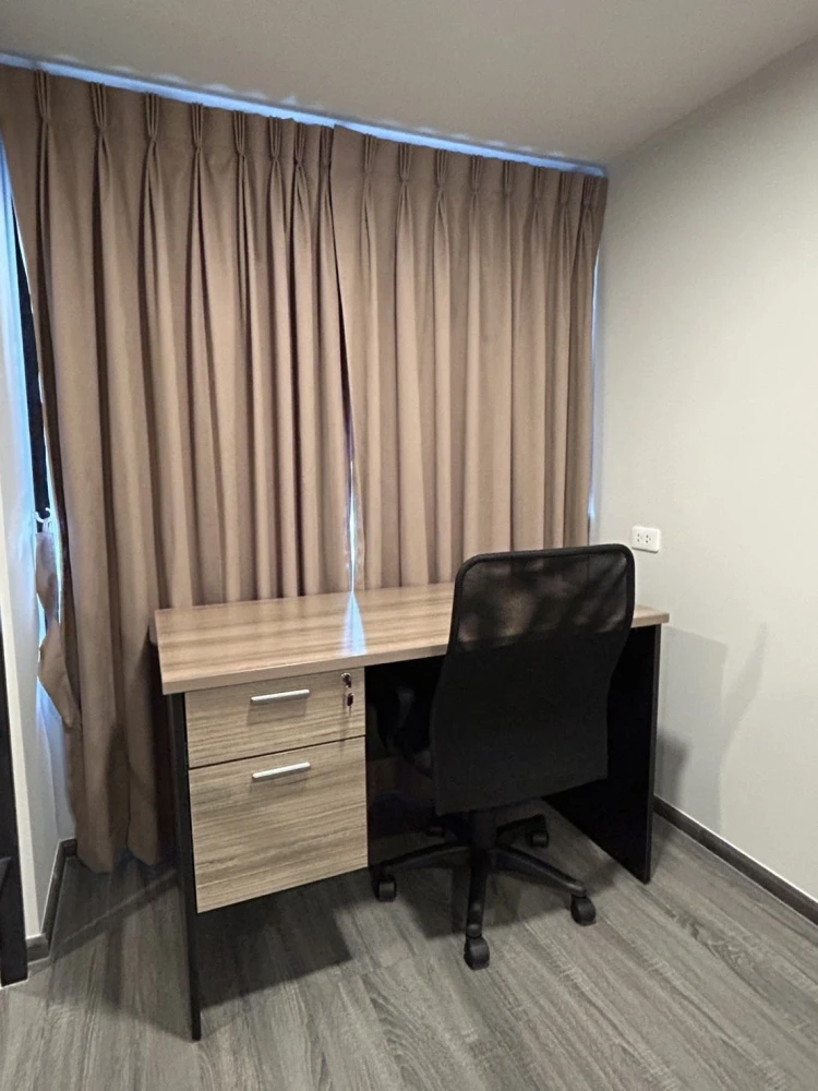 For rent!! Ideo Ramkhamhaeng - Lamsalee Station, 28th floor, beautiful room, fully furnished, ready to move in. Don't miss it!!