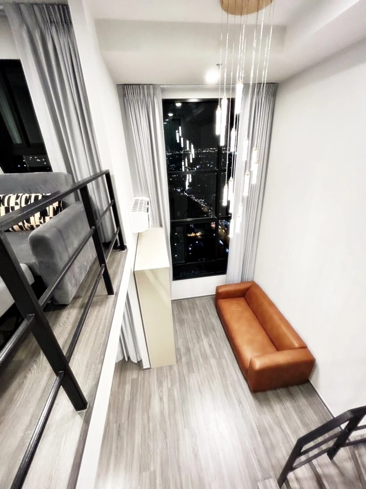 For rent!! Ideo Ramkhamhaeng - Lamsalee Station, 35th floor, beautiful and luxurious room, fully furnished, ready to move in! Reserve now!!