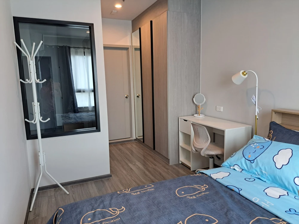 For rent: Ideo Ramkhamhaeng - Lamsalee Station, One bed room, 10th floor, fully furnished, interested, book now.