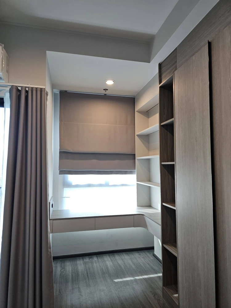 For rent: Ideo Ramkhamhaeng - Lamsali Station, studio room, 24 sq.m., fully furnished. Don't miss out!