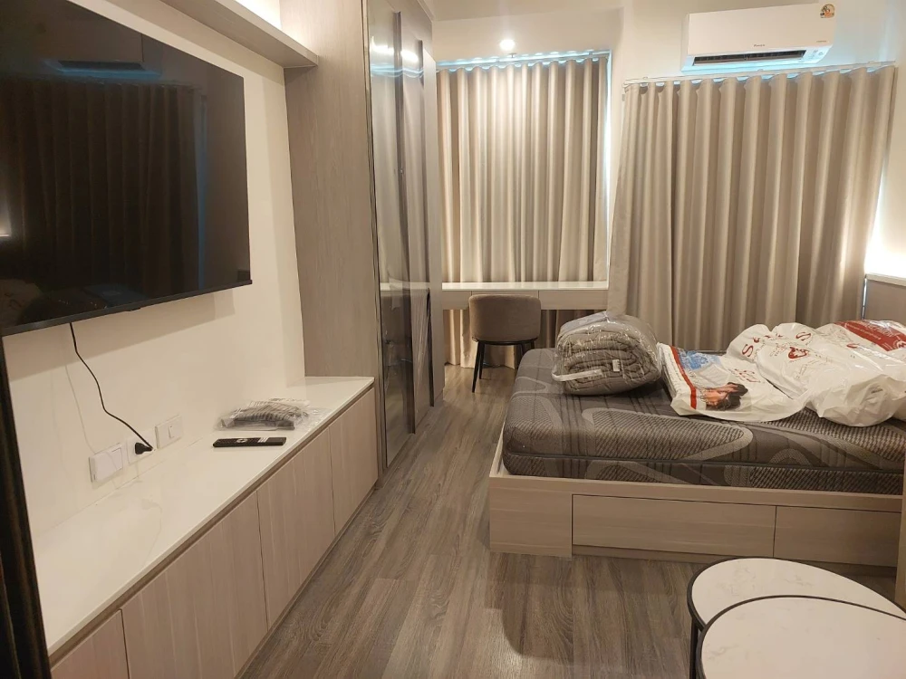 For rent: Ideo Ramkhamhaeng - Lam Sali Station. Ready to move in, fully furnished. Book now, don't miss out!