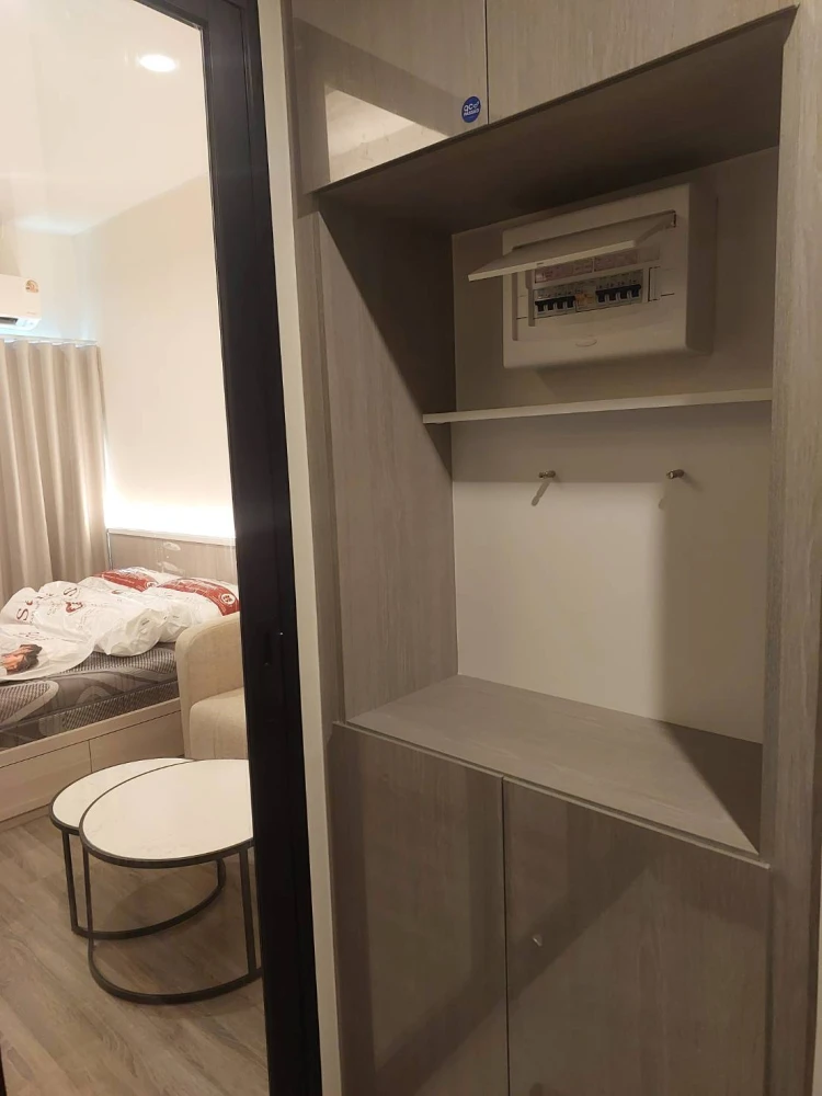 For rent: Ideo Ramkhamhaeng - Lam Sali Station. Ready to move in, fully furnished. Book now, don't miss out!