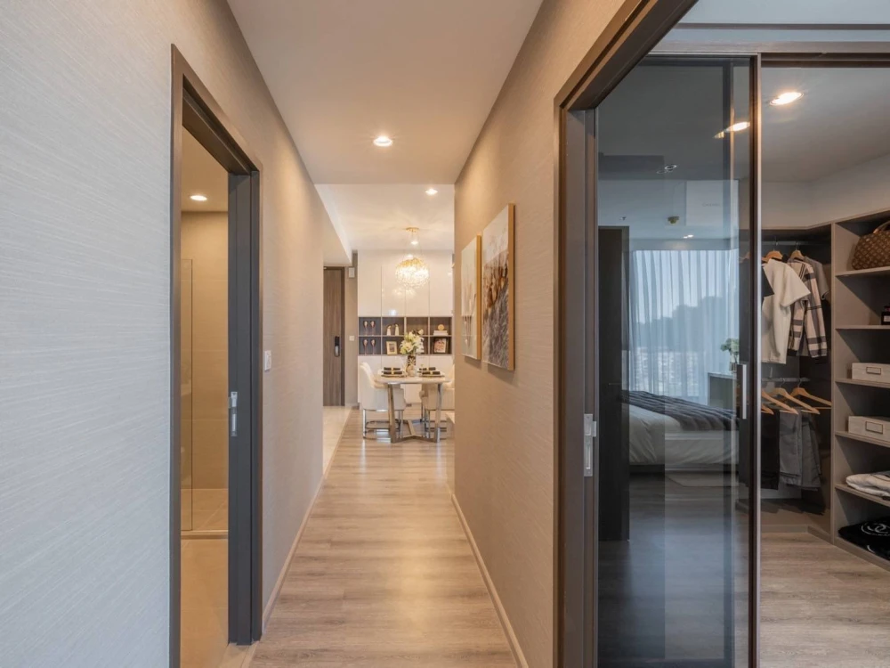 For rent, Ideo Mobi Sukhumvit 66, beautifully decorated room with good built-ins, very good price. I tell you, don't delay.
