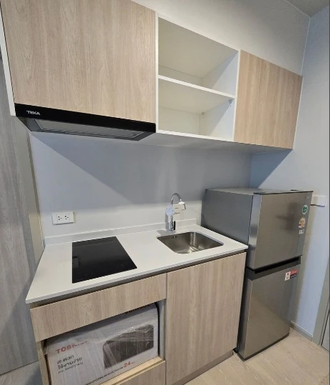 For Rent: Noble NUE Mega Plus Bangna, 18th floor, city view. Fully furnished and inviting—book now!