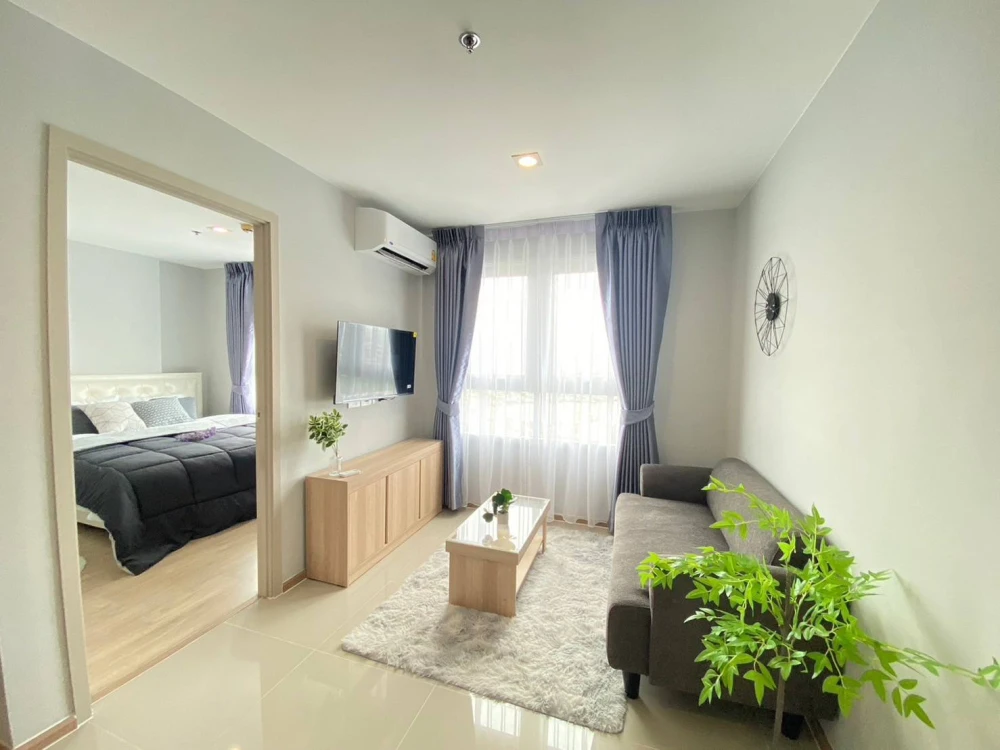 For rent/sale, condo, Rich Park @ Chao Phraya project, beautiful room, ready to move in, complete electrical appliances, complete furniture, book now,