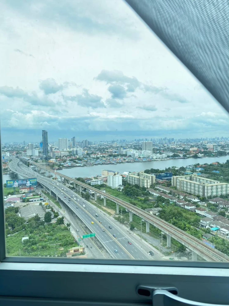 For rent/sale, condo, Rich Park @ Chao Phraya project, beautiful room, ready to move in, complete electrical appliances, complete furniture, book now,