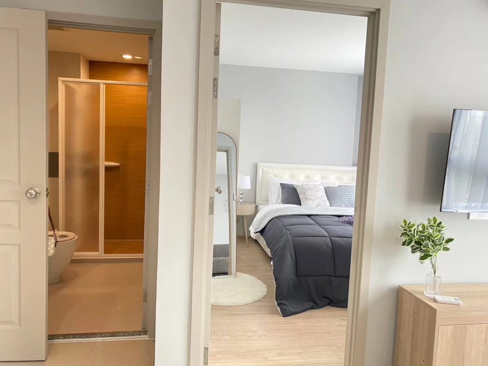 For rent/sale, condo, Rich Park @ Chao Phraya project, beautiful room, ready to move in, complete electrical appliances, complete furniture, book now,