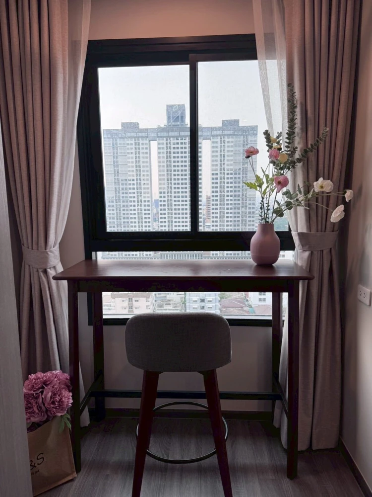 Condo for rent at Ideo Ramkhamhaeng - Lam Sali Station. Ready to move in, fully furnished, great price. Book now!