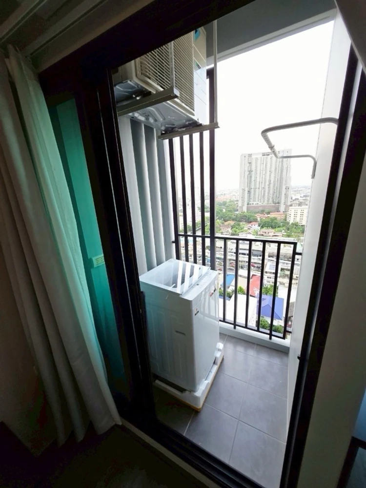 Condo for rent at Ideo Ramkhamhaeng - Lam Sali Station, 20th floor. View of the BTS and city. Best price! Book now, don't miss out!
