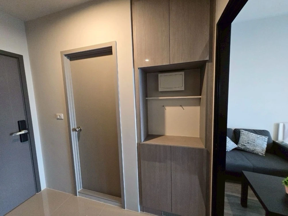Condo for rent at Ideo Ramkhamhaeng - Lam Sali Station, 20th floor. View of the BTS and city. Best price! Book now, don't miss out!