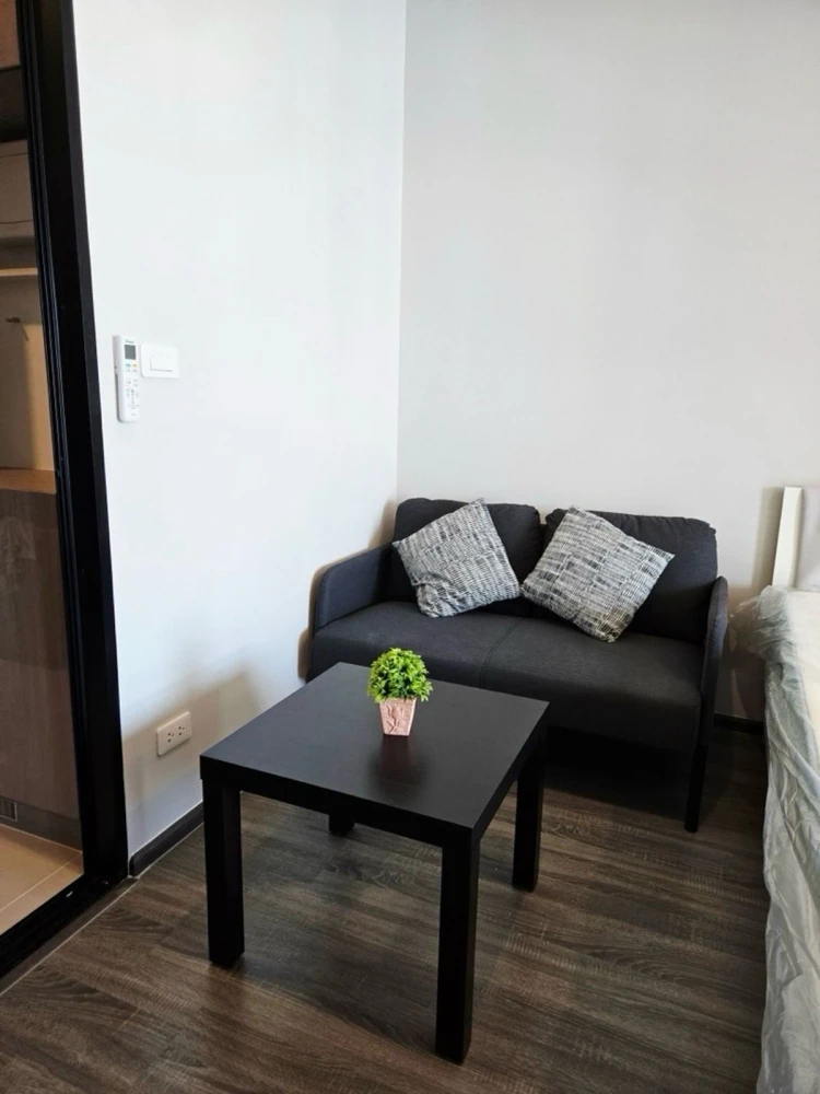 Condo for rent at Ideo Ramkhamhaeng - Lam Sali Station, 20th floor. View of the BTS and city. Best price! Book now, don't miss out!