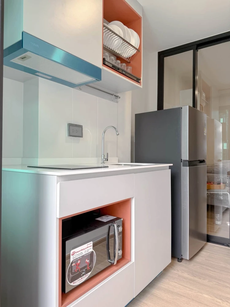 Condo for rent at Kave Luminous Bangmod. Fully furnished, bright color scheme, and complete amenities. Book now!