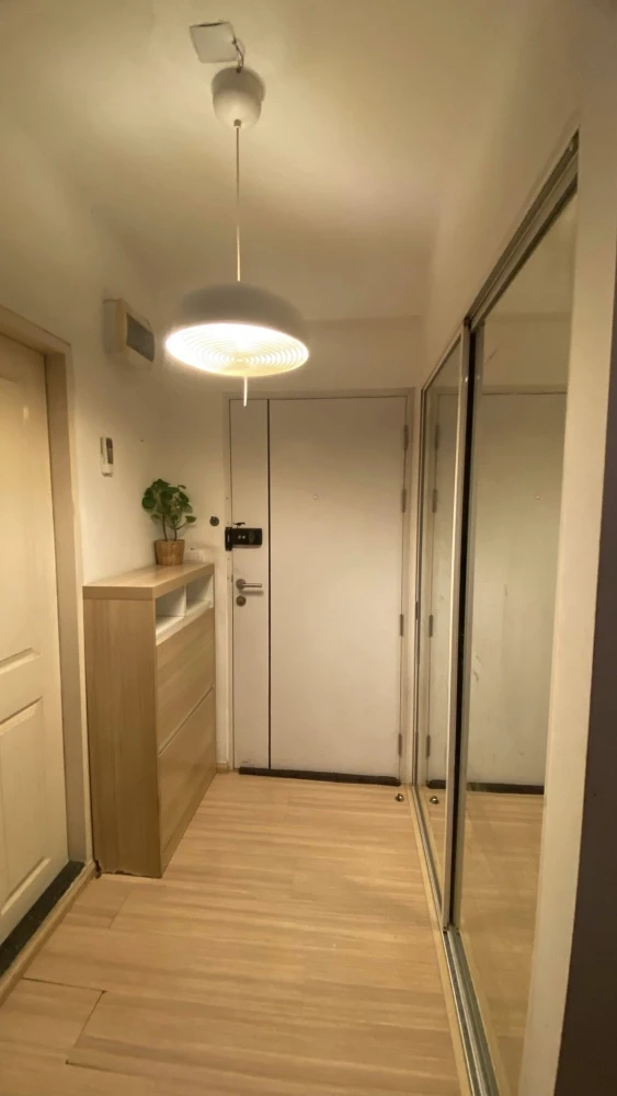 Condo for rent at A Space Play Ratchada-Sutthisan. Minimalist design with IKEA-style solid wood furniture and full amenities. Book now!