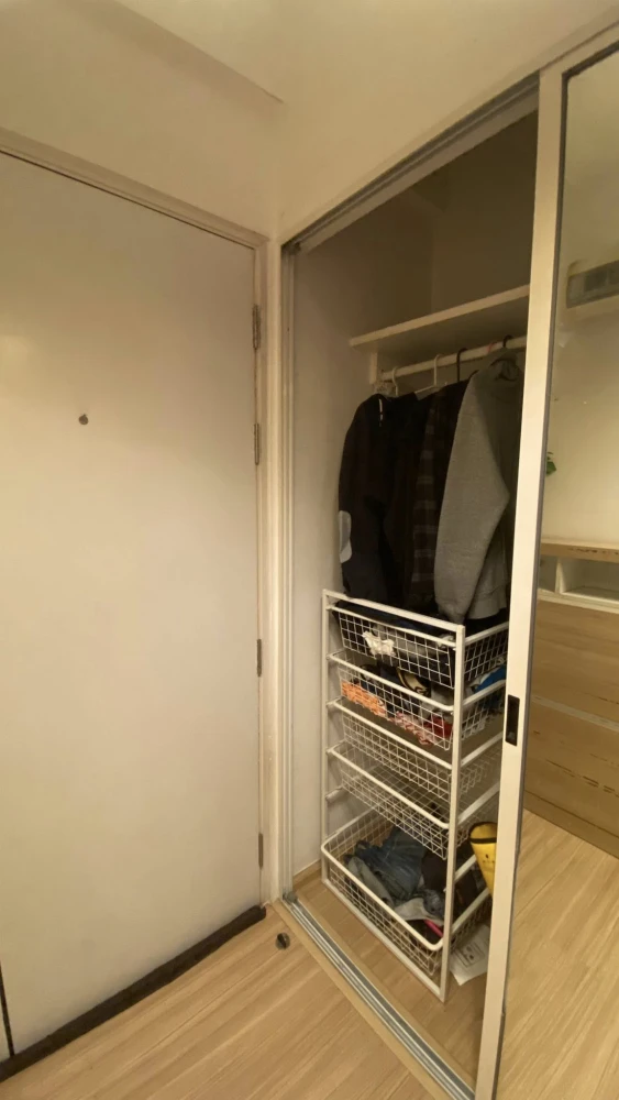 Condo for rent at A Space Play Ratchada-Sutthisan. Minimalist design with IKEA-style solid wood furniture and full amenities. Book now!