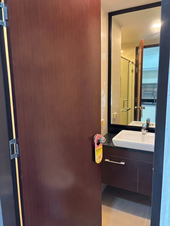 Condo for rent: Abstracts Phahonyothin Park. The room is partitioned into sections, perfectly divided into zones. Great value. Come reserve before you