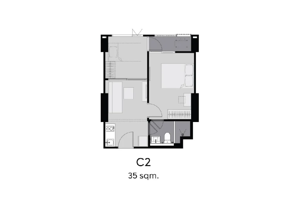 Condo for rent: Aspire Erawan Prime, beautiful room, ready to move in, complete with furniture and electrical appliances