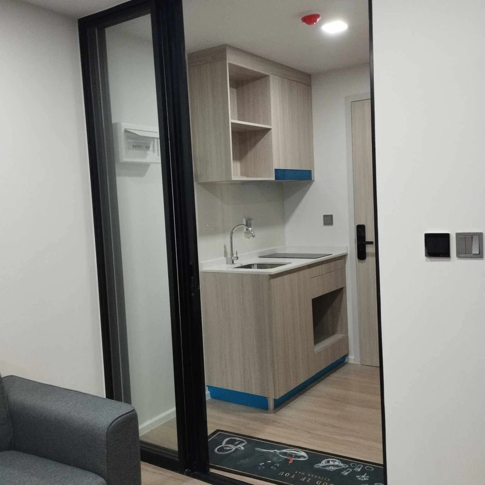 Condo for rent Atmoz flow minburi, nice room, furniture, built-in wardrobe, sliding door, hurry and reserve before you miss out.