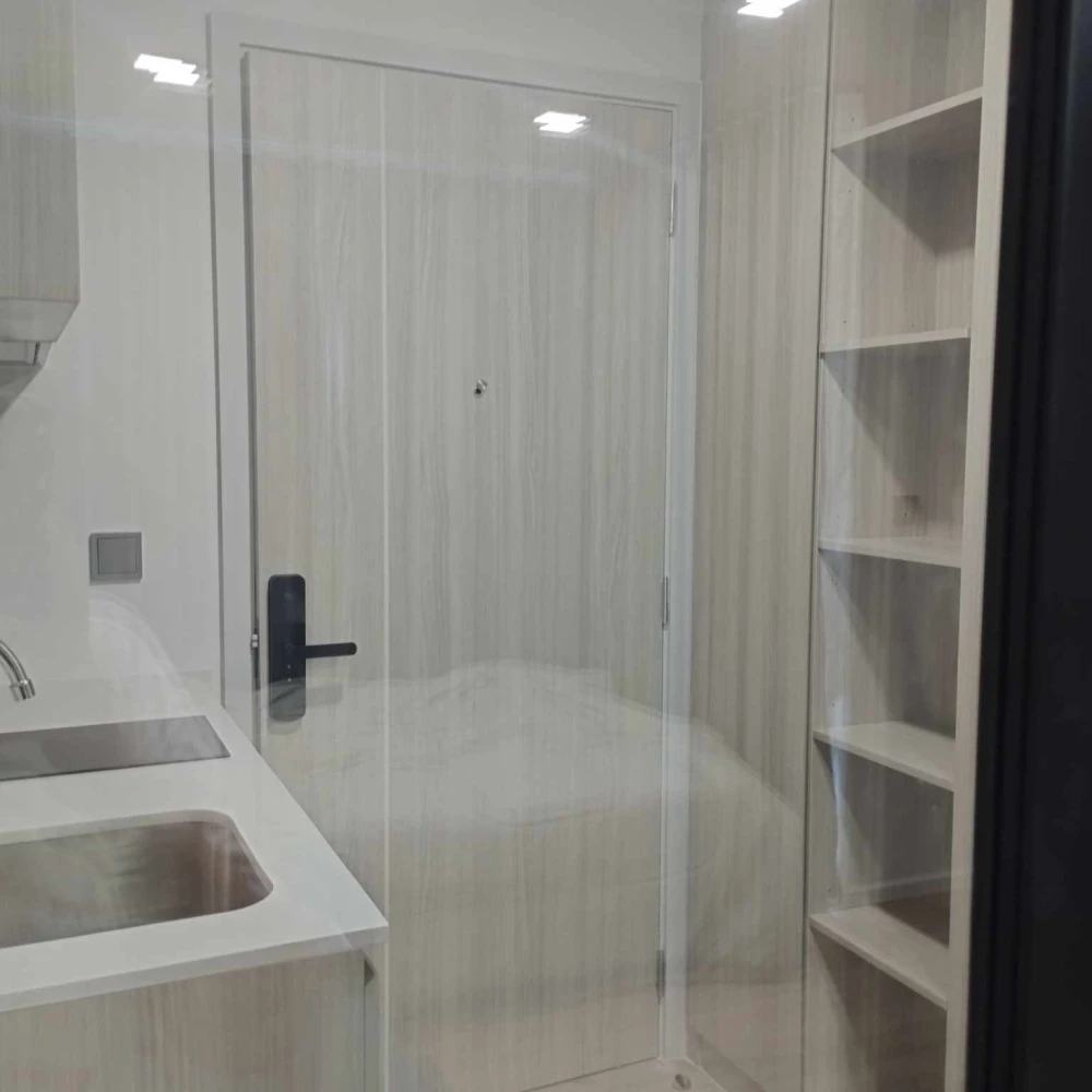 Condo for rent Atmoz flow minburi, nice room, furniture, built-in wardrobe, sliding door, hurry and reserve before you miss out.