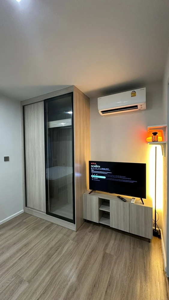 Condo for rent at Atmoz Flow Minburi. Ready to move in, fully furnished with appliances. Convenient and complete. Book now!