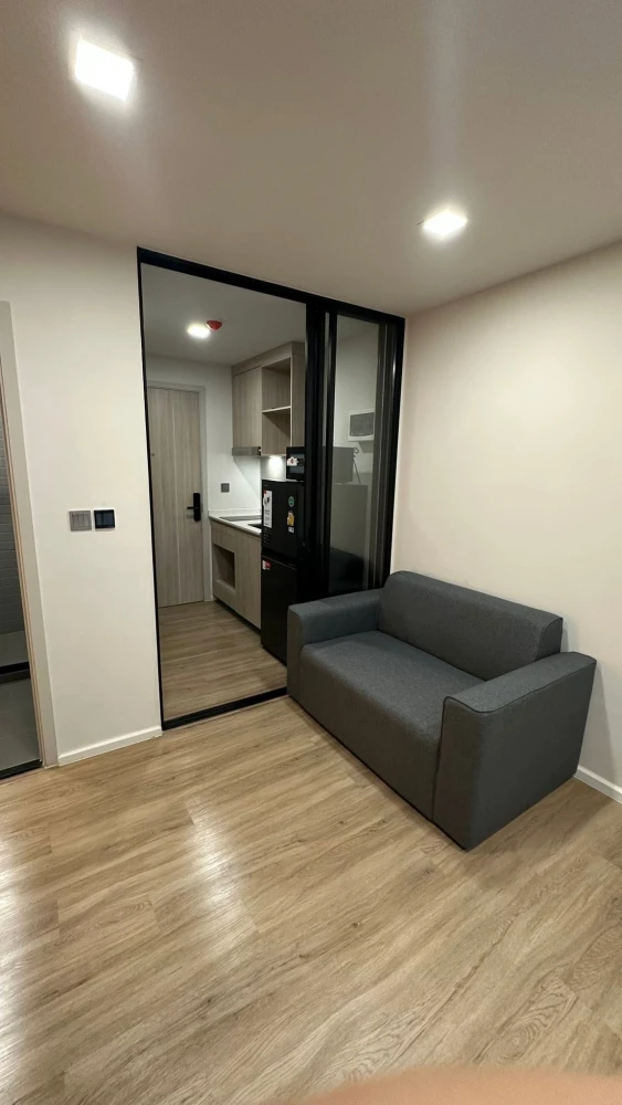 Condo for rent at Atmoz Flow Minburi. Ready to move in, fully furnished with appliances. Convenient and complete. Book now!